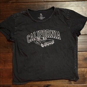 Black California Graphic Tee